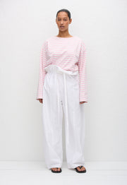 Breton Stripe Tee - Rose/White - Matteau